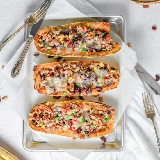 HARVEST STUFFED DELICATA SQUASH