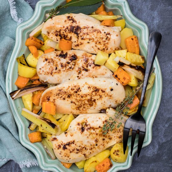 Sheet Pan Chicken and Vegetables