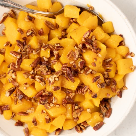 Low Carb Pecan Butternut Squash