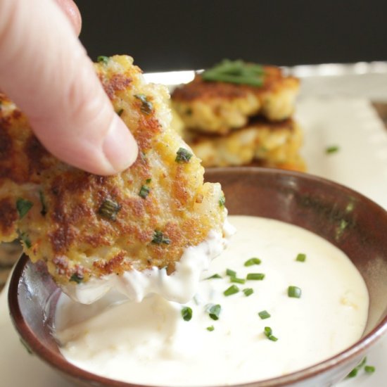 Shrimp Cakes with Lemon Aioli