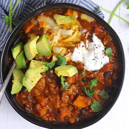 3-Bean Pumpkin Chili