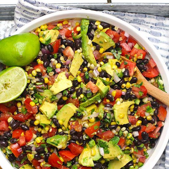 Cowboy Caviar with Avocado