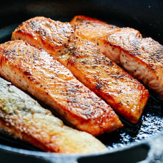 pan seared salmon