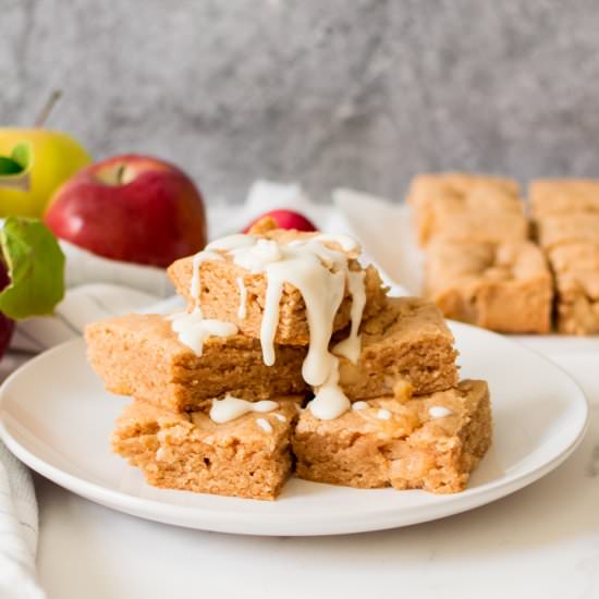 Brown Butter Apple Blondies