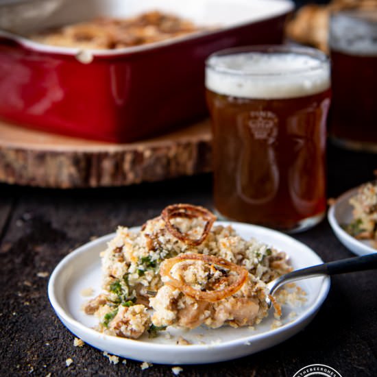 Mushroom Gruyere Asparagus Casserole