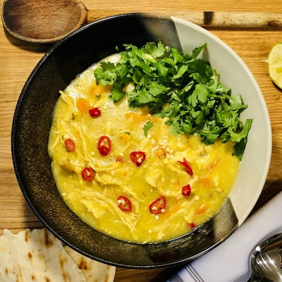 Herby Chicken Curry Soup