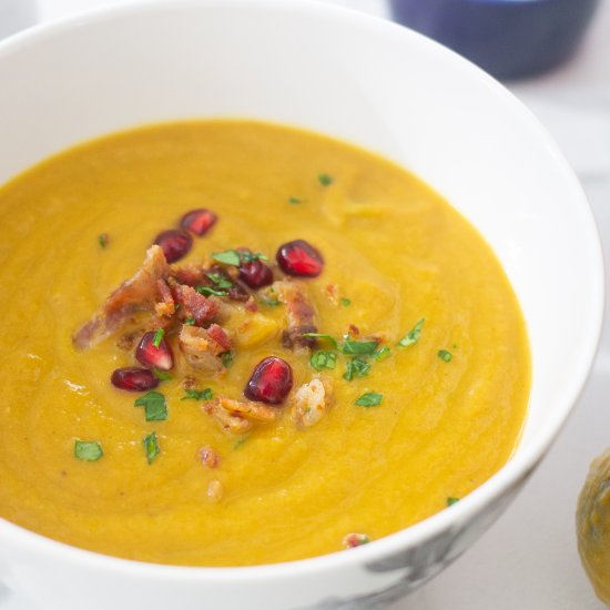 Five-spice pumpkin soup