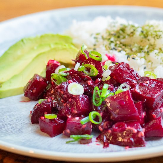 Spicy Beet Poke