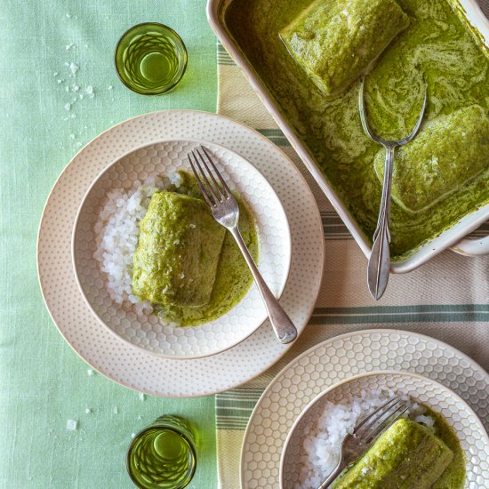 Fish with Coconut Cilantro Sauce