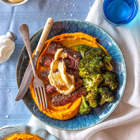 Spiced Steak & Maple Butter