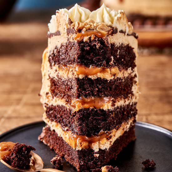 Snickers Chocolate Cake