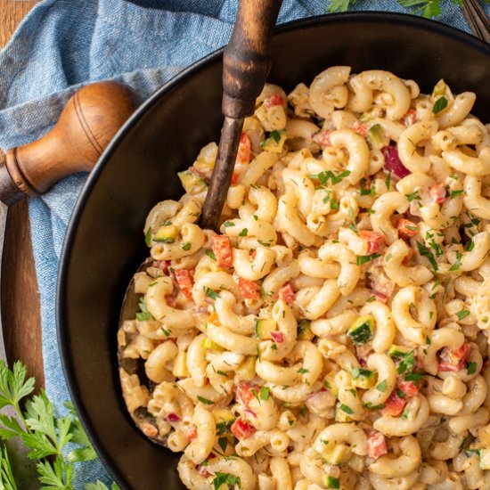 Classic Vegan Macaroni Salad