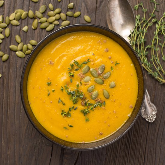 Roasted Squash and Pear Soup