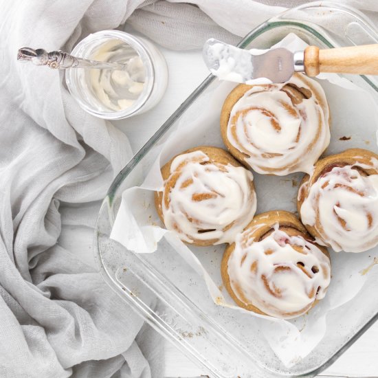 Vegan Raspberry Sweet Rolls