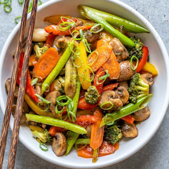 SWEET & SOUR VEGETABLE STIR FRY