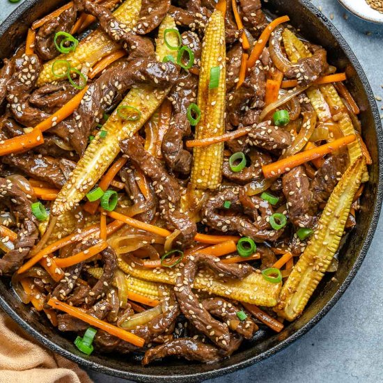 EASY AND HEALTHY BEEF STIR FRY