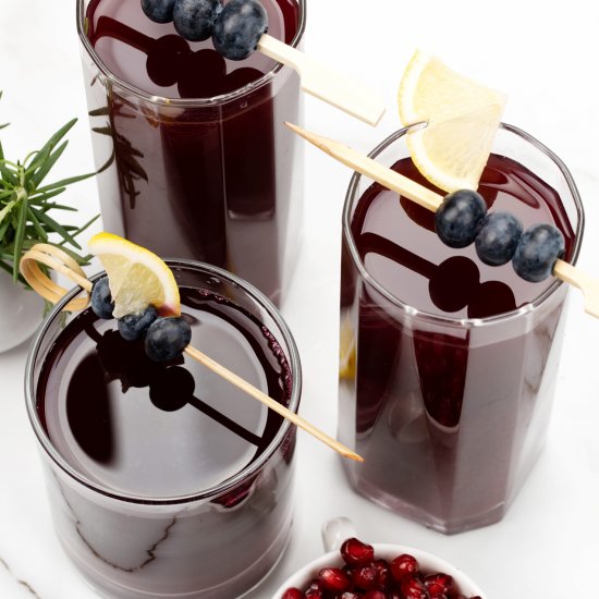 Pomegranate Blueberry Juice Recipe