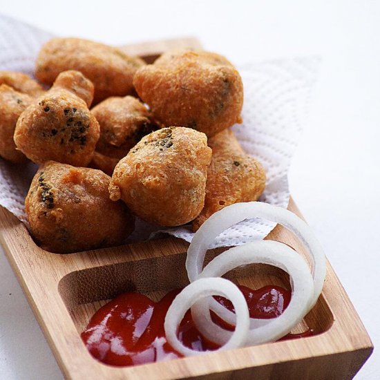 Indian Broccoli Pakora (Fritters)