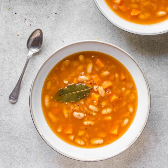 Cannellini bean soup