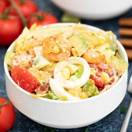 Shrimp Cobb Salad with Avocado