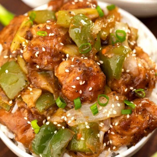 Panda Express Black Pepper Chicken