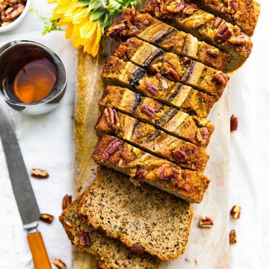 Golden Keto Banana Bread