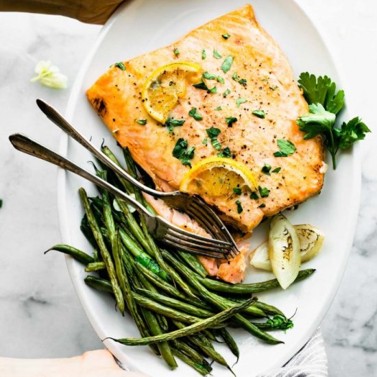 5-Ingredient Maple Mustard Salmon