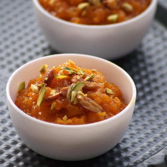 Carrot Coconut Milk Halwa (Pudding)