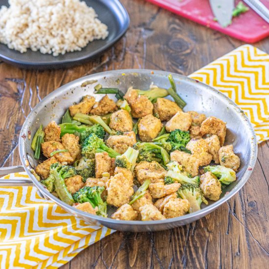 General Tso’s Tofu and Broccoli