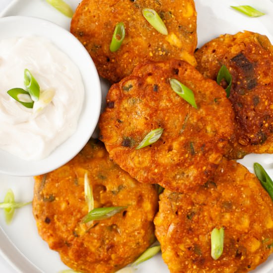 Vegan Corn Fritters