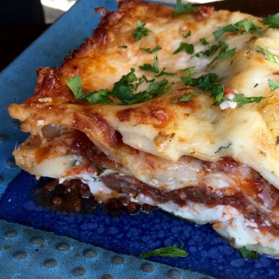 Vegetarian 5 Cheese Lasagna