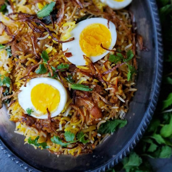 Chicken Dum Biryani (Pakki style)