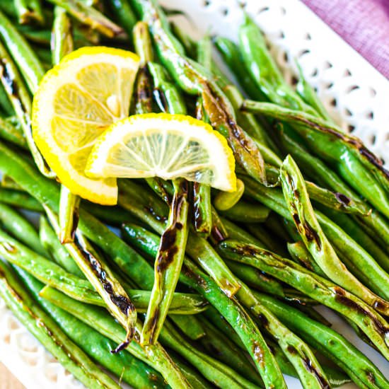 Blistered Green Beans