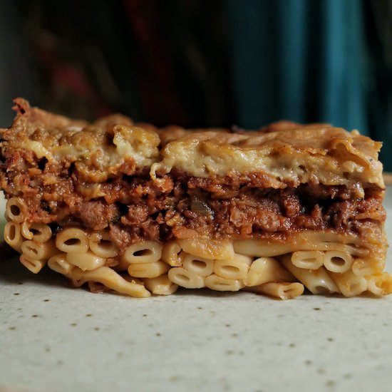 vegan pastitsio (greek lasagna)