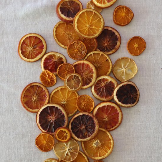 How To Dry Citrus Two Ways