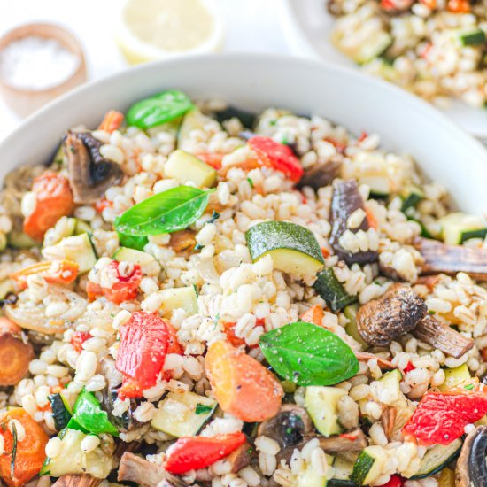 Vegan Healthy Barley Salad