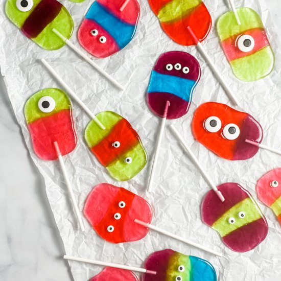 monster lollipops