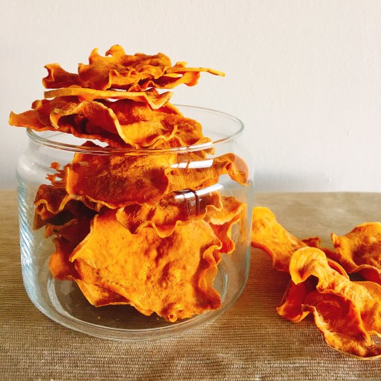 Homemade sweet potato chips