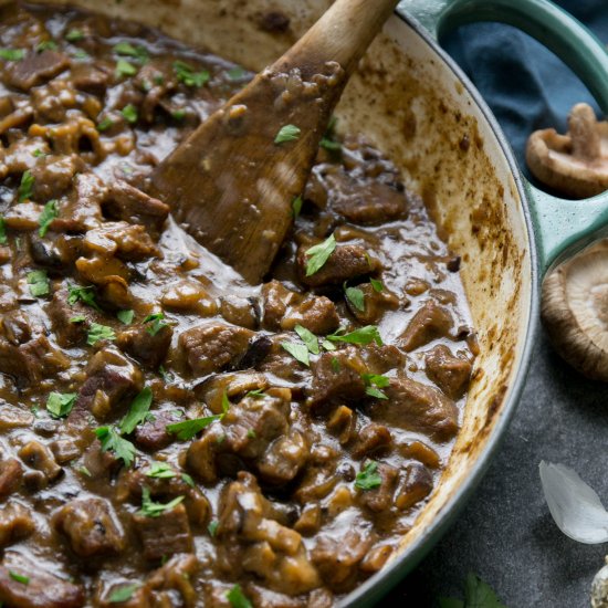 Beef Stroganoff