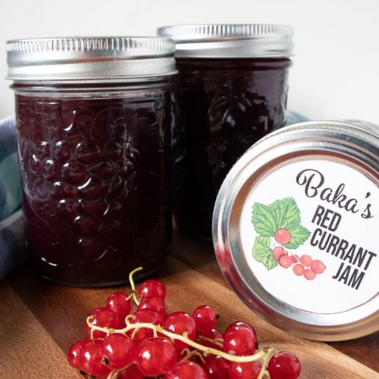 Red Currant Jam Recipe