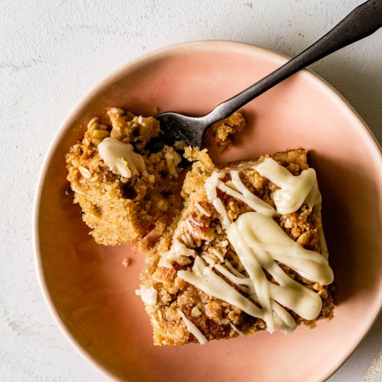 Sweet Potato and Rye Coffee Cake