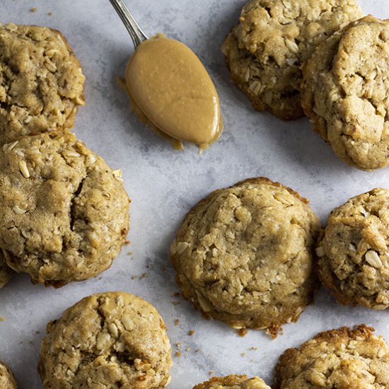 Peanut Butter Sourdough Cookies