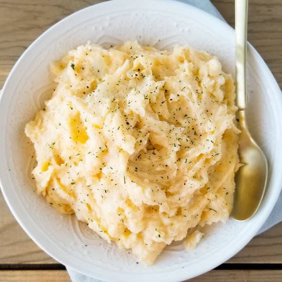 three cheese mashed potatoes