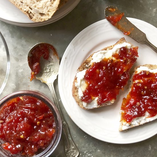 slow roasted tomato jam