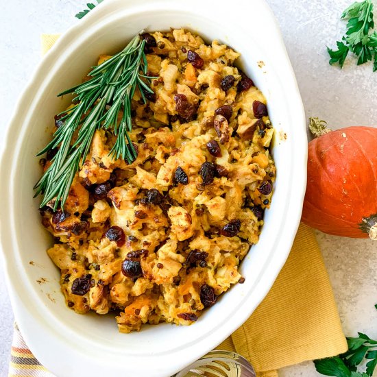 Wild Rice & Butternut Casserole