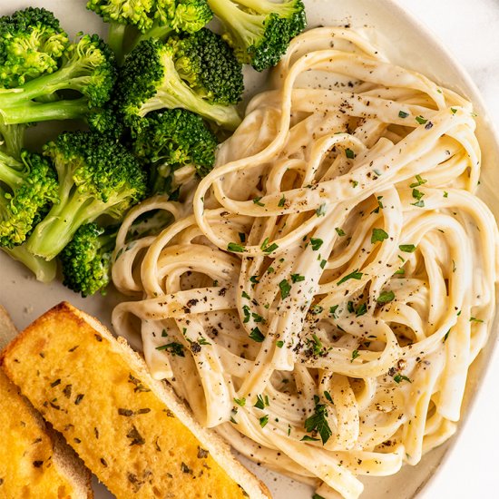 Fettuccine Alfredo for One