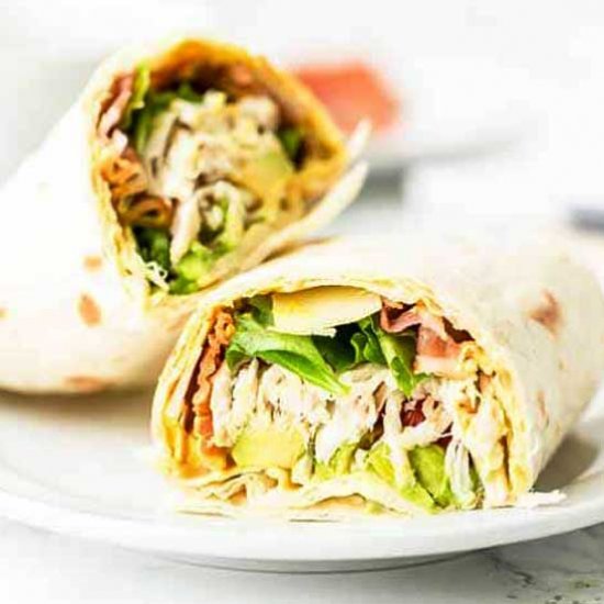 Turkey club wrap