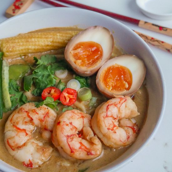 10-Minute Cheat’s Prawn Laksa