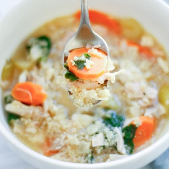 Chicken Quinoa Kale Soup