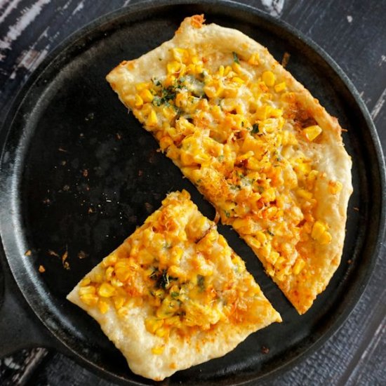 cheesy sweetcorn tart